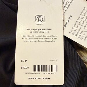Athleta Brooklyn Ankle Pant size 8